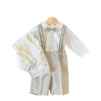 Completo Cerimonia Bermuda Bimbo VANIGLIA IK20660 corredino e abbigliamento neonato | NANU' BABY