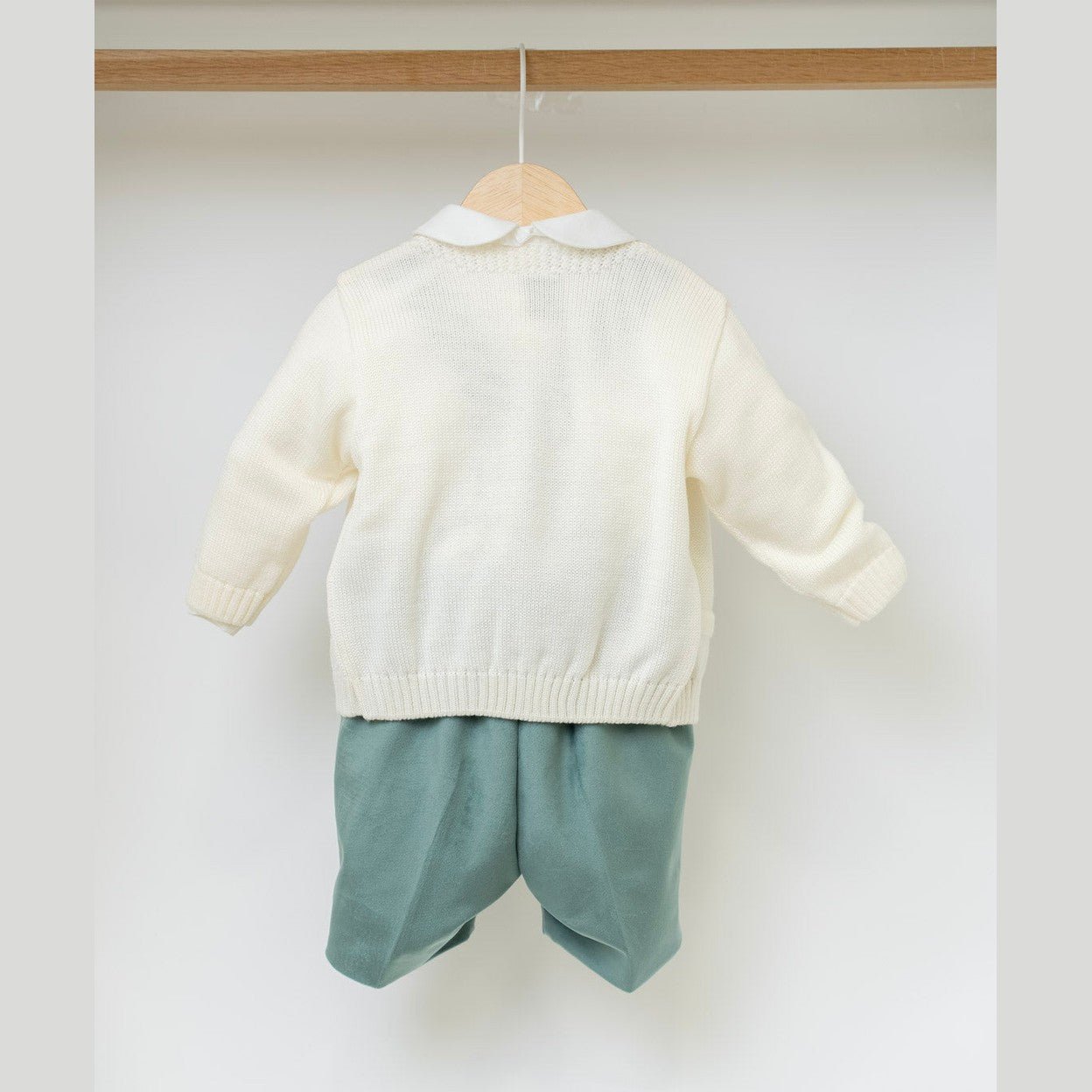 Completo Cerimonia Bimbo Giacchino Lana IM20460 corredino e abbigliamento neonato | NANU' BABY