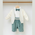 Completo Cerimonia Bimbo Giacchino Lana IM20460 corredino e abbigliamento neonato | NANU' BABY