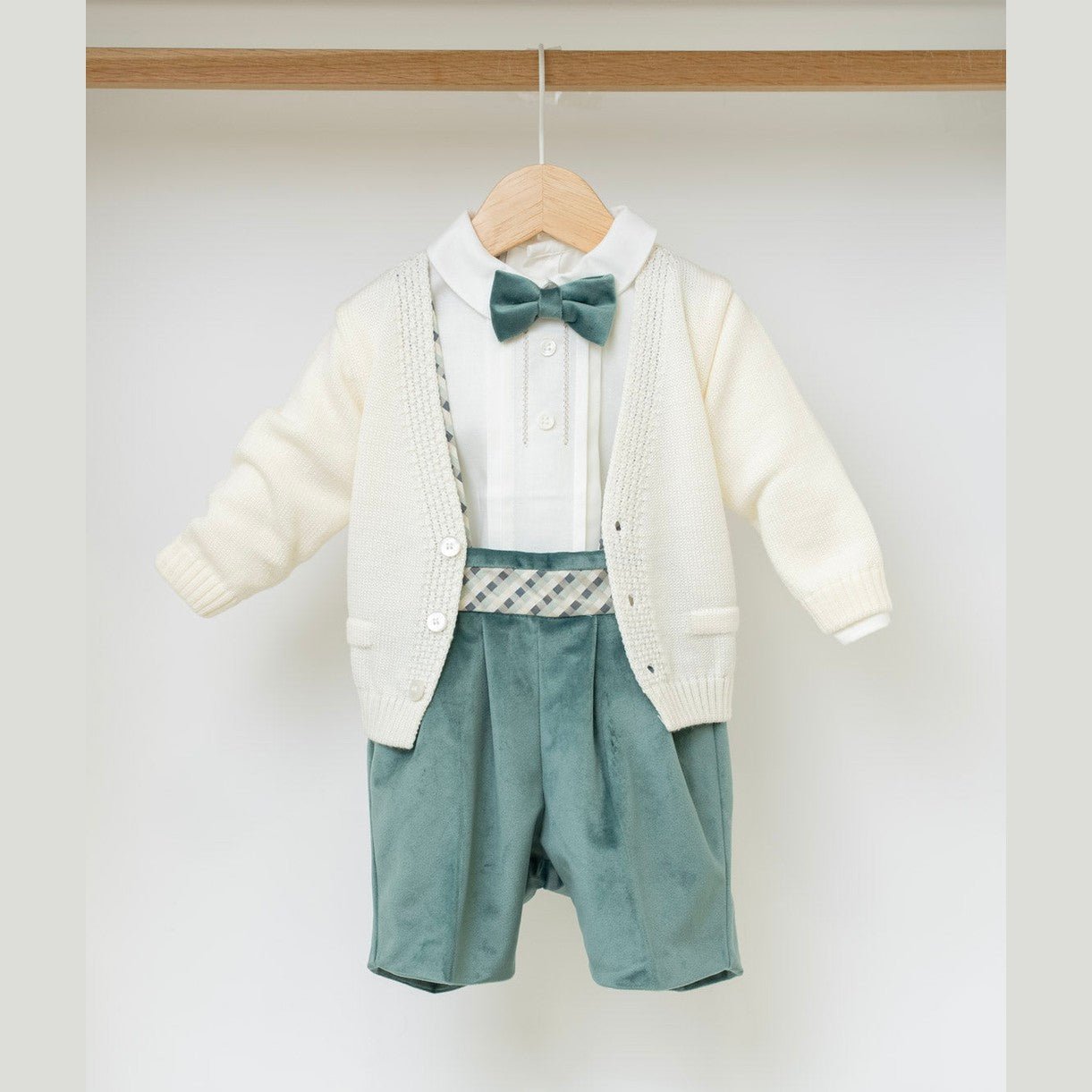 Completo Cerimonia Bimbo Giacchino Lana IM20460 corredino e abbigliamento neonato | NANU' BABY