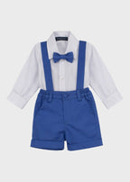 Completo Cerimonia Gilet Bermuda Azzurro corredino e abbigliamento neonato | NANU' BABY