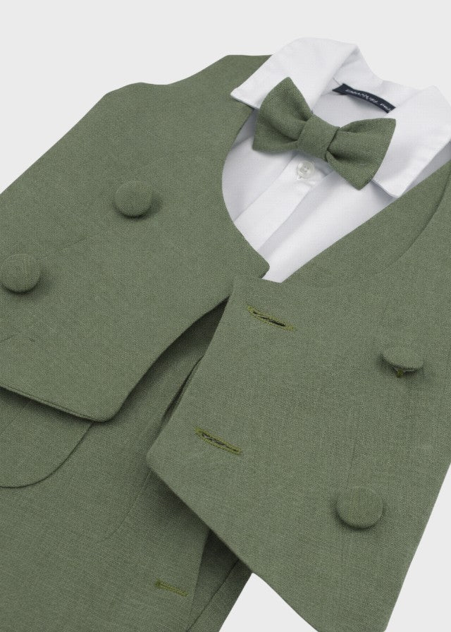 Completo Cerimonia Gilet Bermuda Verde corredino e abbigliamento neonato | NANU' BABY