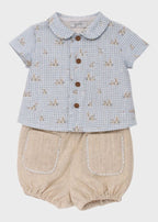 Completo Coniglietti Cielo 0012/59 corredino e abbigliamento neonato | NANU' BABY