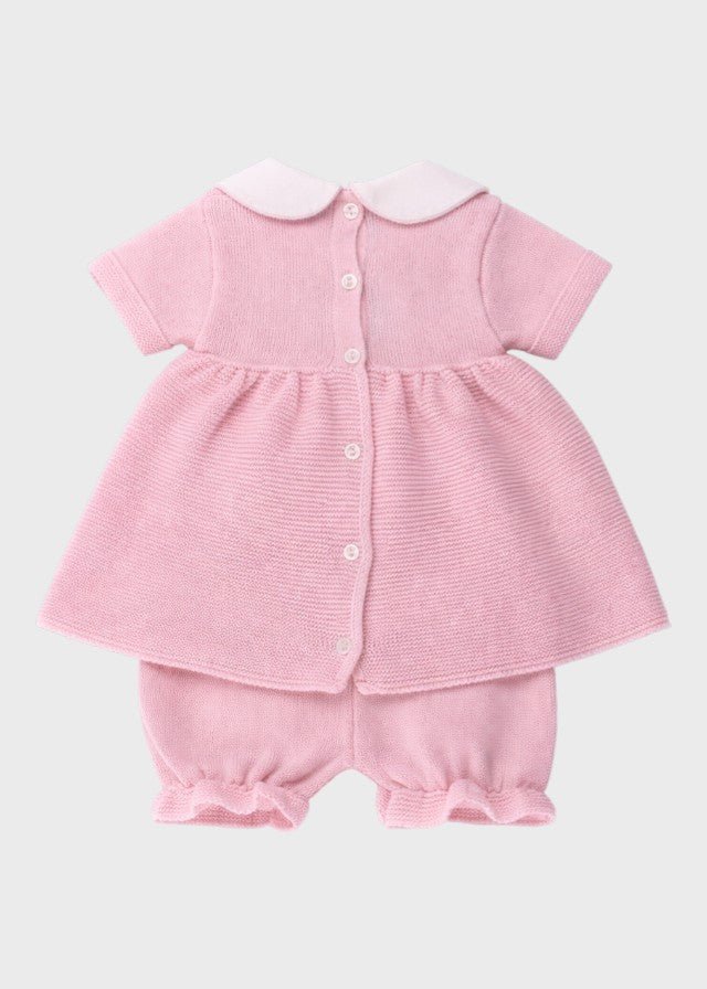 Completo Corto Cotone Farfalle Rosa 483 corredino e abbigliamento neonato | NANU' BABY