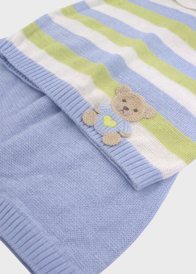 Completo Corto Teddy Cielo EK6052/C corredino e abbigliamento neonato | NANU' BABY