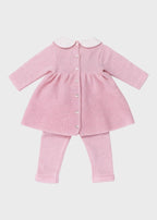 Completo Cotone Farfalle Organza Rosa 482 corredino e abbigliamento neonato | NANU' BABY