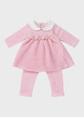 Completo Cotone Farfalle Organza Rosa 482 corredino e abbigliamento neonato | NANU' BABY