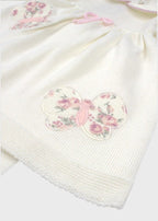 Completo Cotone Farfalle Panna 456 corredino e abbigliamento neonato | NANU' BABY