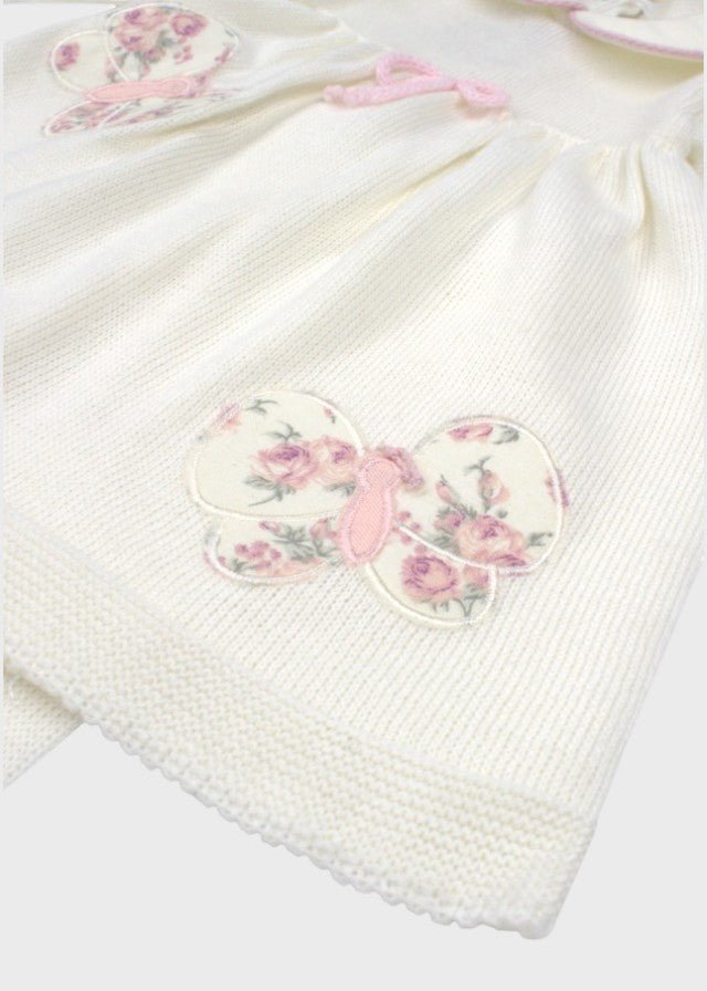 Completo Cotone Farfalle Panna 456 corredino e abbigliamento neonato | NANU' BABY