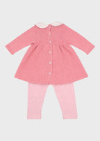 Completo Cotone Fiocco Corallo 478 corredino e abbigliamento neonato | NANU' BABY