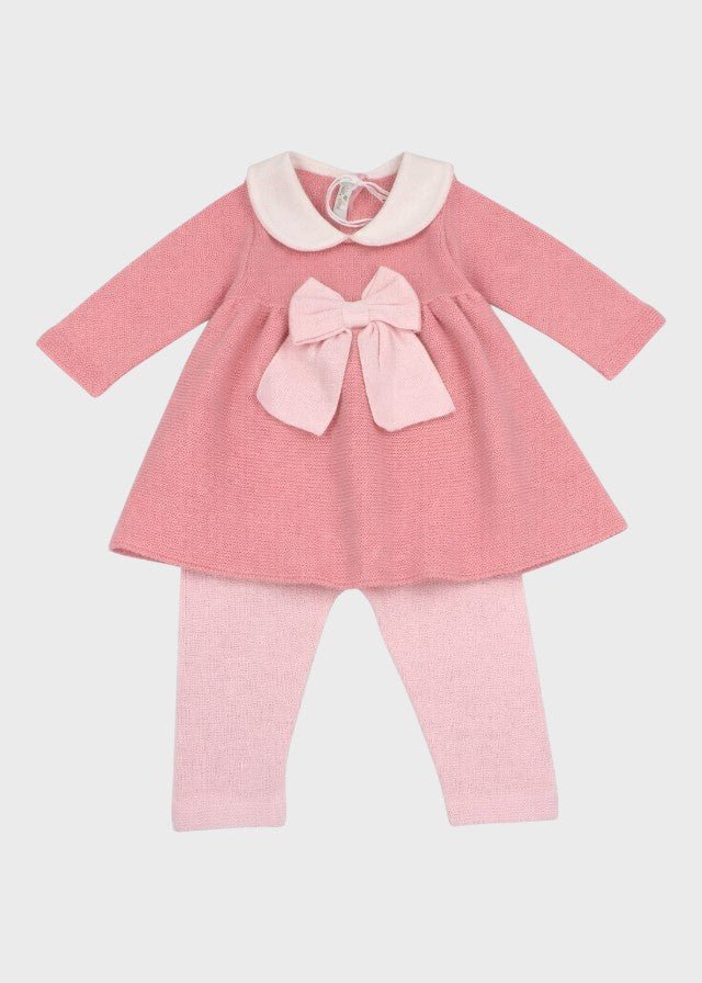 Completo Cotone Fiocco Corallo 478 corredino e abbigliamento neonato | NANU' BABY