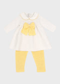 Completo Cotone Fiocco Giallo 478 corredino e abbigliamento neonato | NANU' BABY