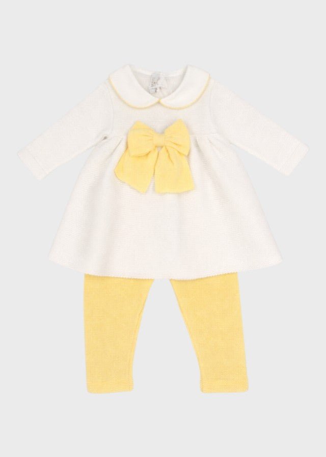 Completo Cotone Fiocco Giallo 478 corredino e abbigliamento neonato | NANU' BABY