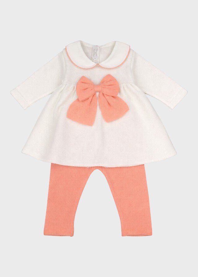 Completo Cotone Fiocco Pesca 478 corredino e abbigliamento neonato | NANU' BABY