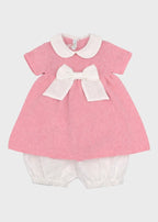 Completo Cotone Lino Bianco 485 corredino e abbigliamento neonato | NANU' BABY