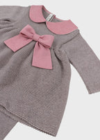 Completo Cotone Lino Corallo 484 corredino e abbigliamento neonato | NANU' BABY