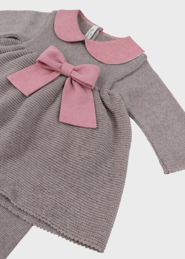 Completo Cotone Lino Corallo 484 corredino e abbigliamento neonato | NANU' BABY