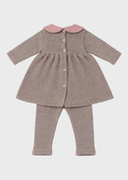 Completo Cotone Lino Corallo 484 corredino e abbigliamento neonato | NANU' BABY