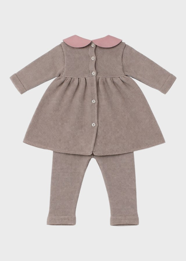 Completo Cotone Lino Corallo 484 corredino e abbigliamento neonato | NANU' BABY