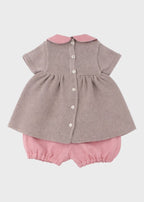 Completo Cotone Lino Corallo 485 corredino e abbigliamento neonato | NANU' BABY