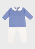 Completo Cotone Smock Petalo NIDO/584 - P corredino e abbigliamento neonato | NANU' BABY