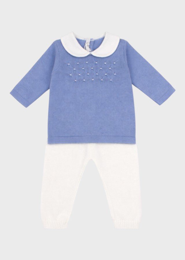 Completo Cotone Smock Petalo NIDO/584 - P corredino e abbigliamento neonato | NANU' BABY