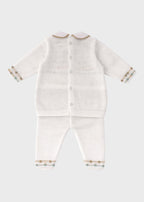 Completo Filo Cotone Verde EK5150/V corredino e abbigliamento neonato | NANU' BABY