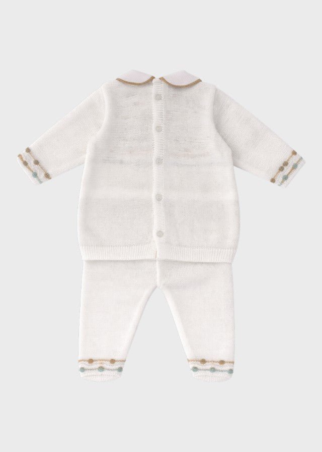Completo Filo Cotone Verde EK5150/V corredino e abbigliamento neonato | NANU' BABY