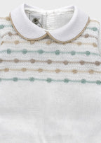 Completo Filo Cotone Verde EK5150/V corredino e abbigliamento neonato | NANU' BABY