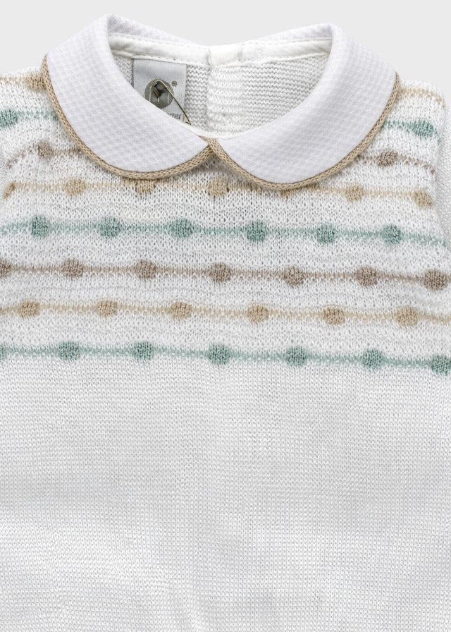 Completo Filo Cotone Verde EK5150/V corredino e abbigliamento neonato | NANU' BABY