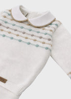 Completo Filo Cotone Verde EK5150/V corredino e abbigliamento neonato | NANU' BABY