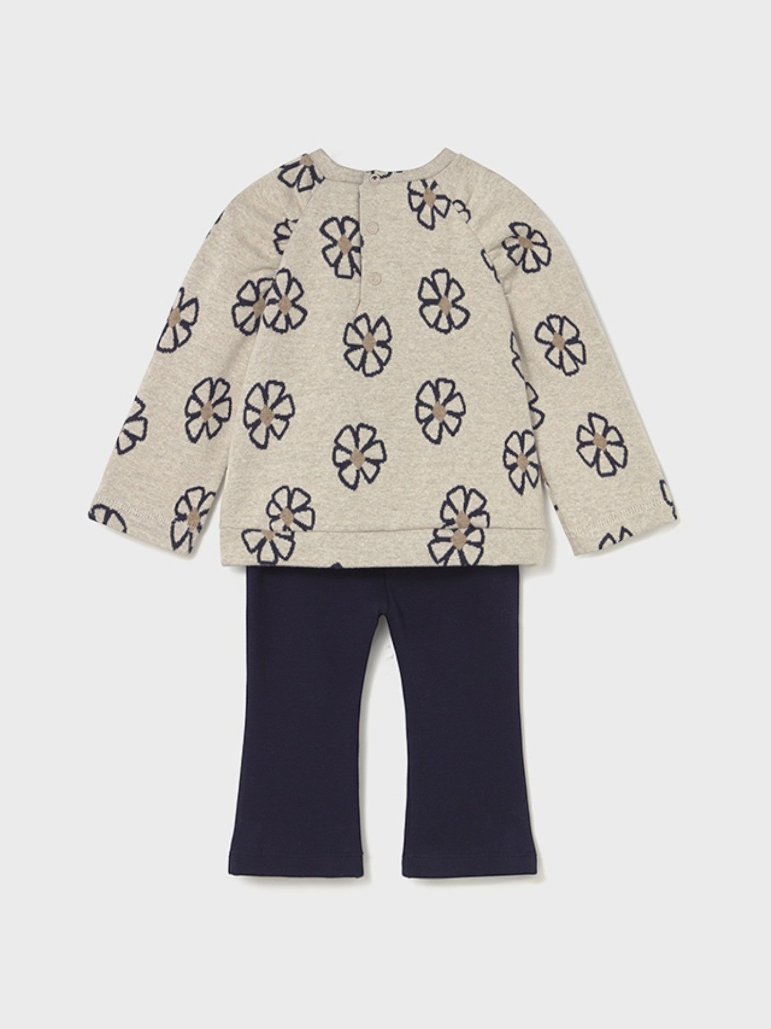 Completo leggings pullover Bimba Blu 2742/48 corredino e abbigliamento neonato | NANU' BABY