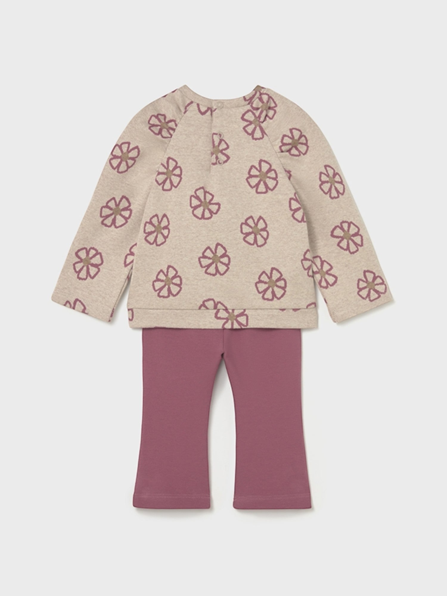 Completo leggings pullover Bimba Rosa 2742/49 corredino e abbigliamento neonato | NANU' BABY