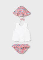 Completo Mare Arancione 3 1636/38 corredino e abbigliamento neonato | NANU' BABY