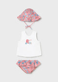 Completo Mare Arancione 3 1636/38 corredino e abbigliamento neonato | NANU' BABY