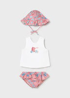 Completo Mare Arancione 3 1636/38 corredino e abbigliamento neonato | NANU' BABY