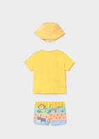 Completo Mare Giallo 3 1617/26 corredino e abbigliamento neonato | NANU' BABY