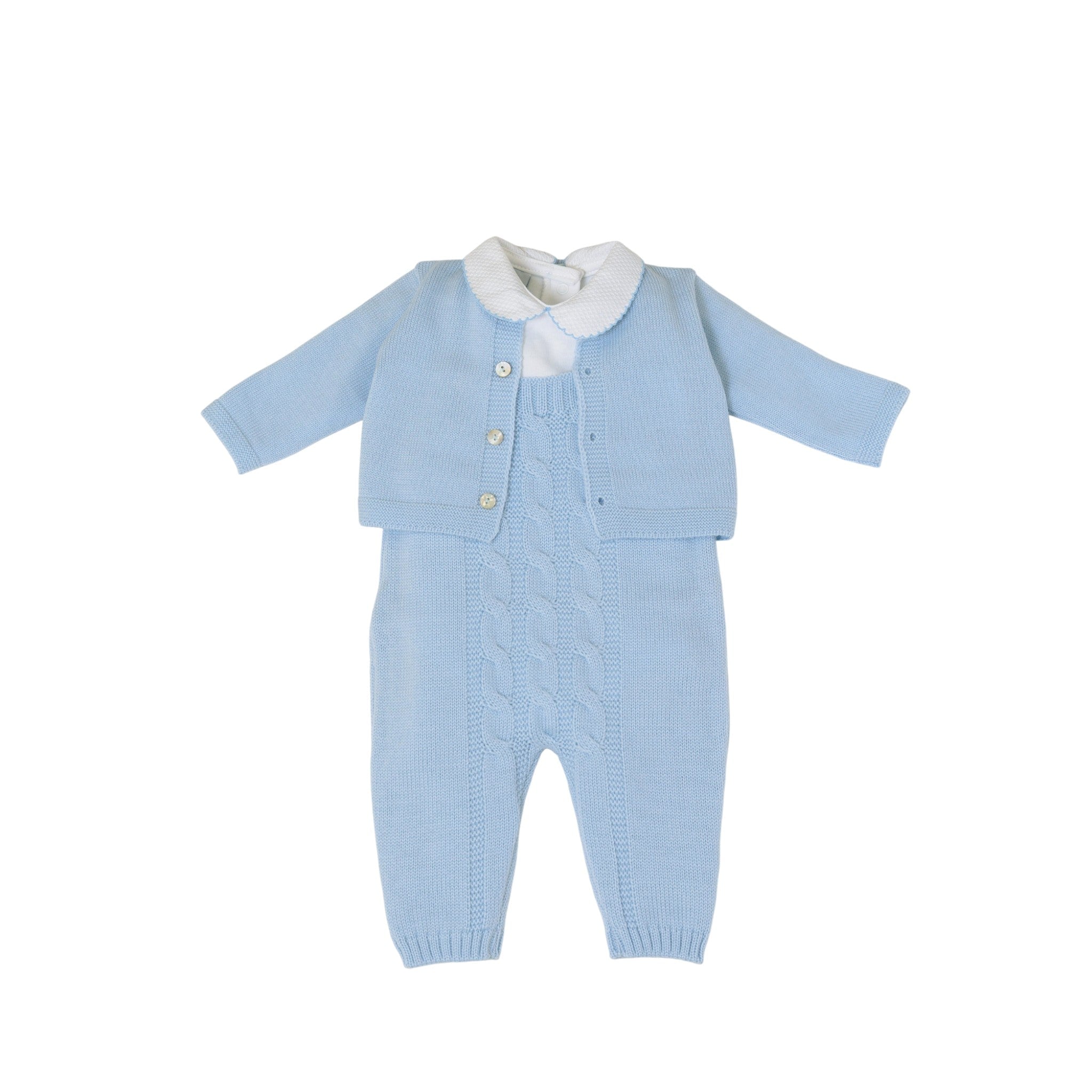 Completo nascita Braiding Neonato CIELO BRAIDING 322M/C corredino e abbigliamento neonato | NANU' BABY