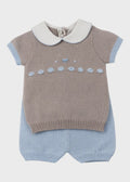 Completo Nascita Corto Sabbia 577/S corredino e abbigliamento neonato | NANU' BABY