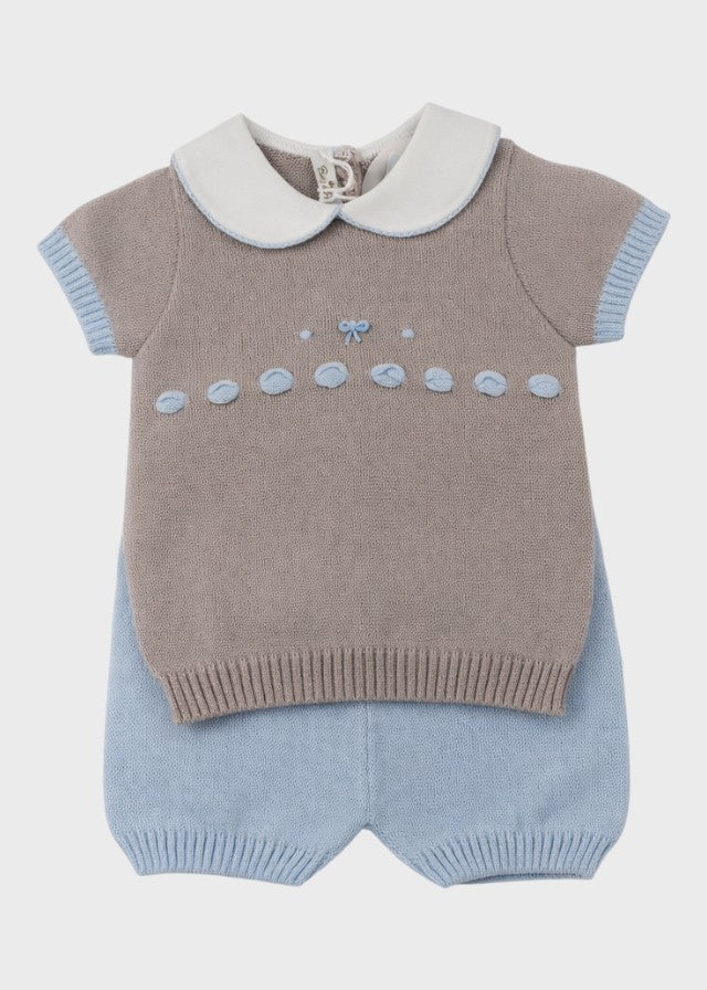 Completo Nascita Corto Sabbia 577/S corredino e abbigliamento neonato | NANU' BABY