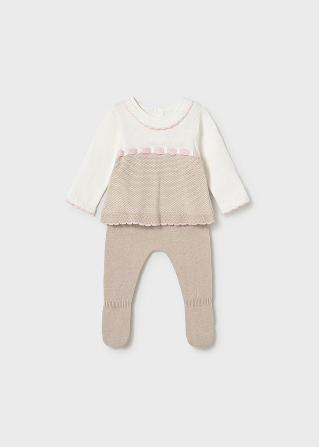 Completo Nascita Cotone Avorio 1594/12 corredino e abbigliamento neonato | NANU' BABY