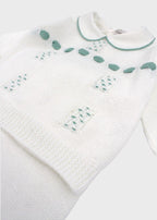 Completo Nascita Cotone Bianco Verde corredino e abbigliamento neonato | NANU' BABY