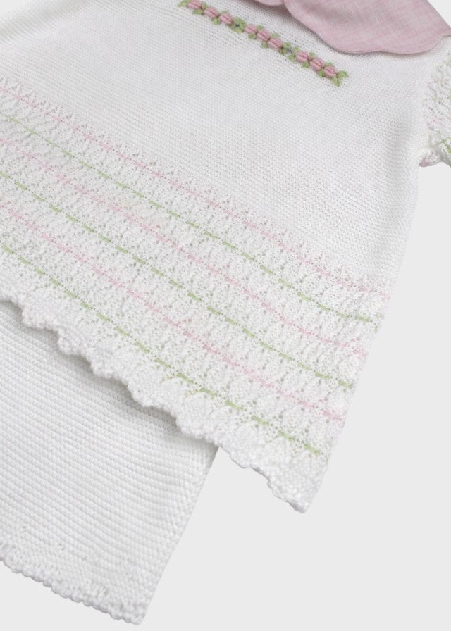 Completo Nascita Cotone Rosa Pesco EK1319C corredino e abbigliamento neonato | NANU' BABY