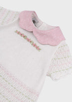 Completo Nascita Cotone Rosa Pesco EK1319C corredino e abbigliamento neonato | NANU' BABY