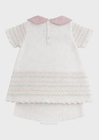 Completo Nascita Cotone Rosa Pesco EK1319C corredino e abbigliamento neonato | NANU' BABY