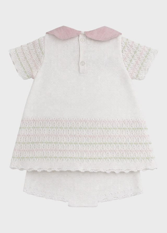 Completo Nascita Cotone Rosa Pesco EK1319C corredino e abbigliamento neonato | NANU' BABY