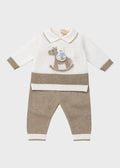 Completo Nascita Dondolo Tortora 8047 corredino e abbigliamento neonato | NANU' BABY