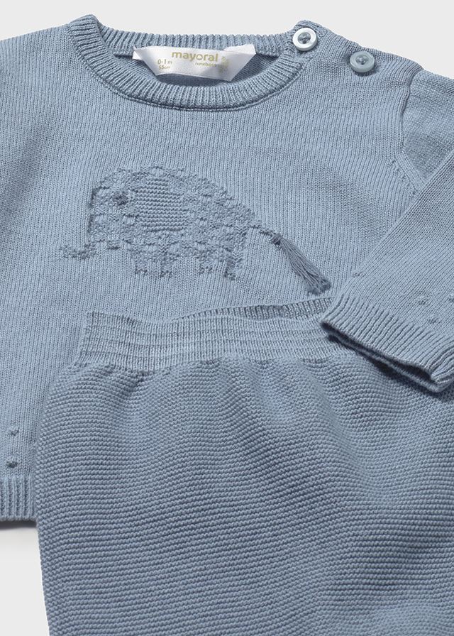 Completo Nascita Ghettina Maglia Turchese 1502/70 corredino e abbigliamento neonato | NANU' BABY