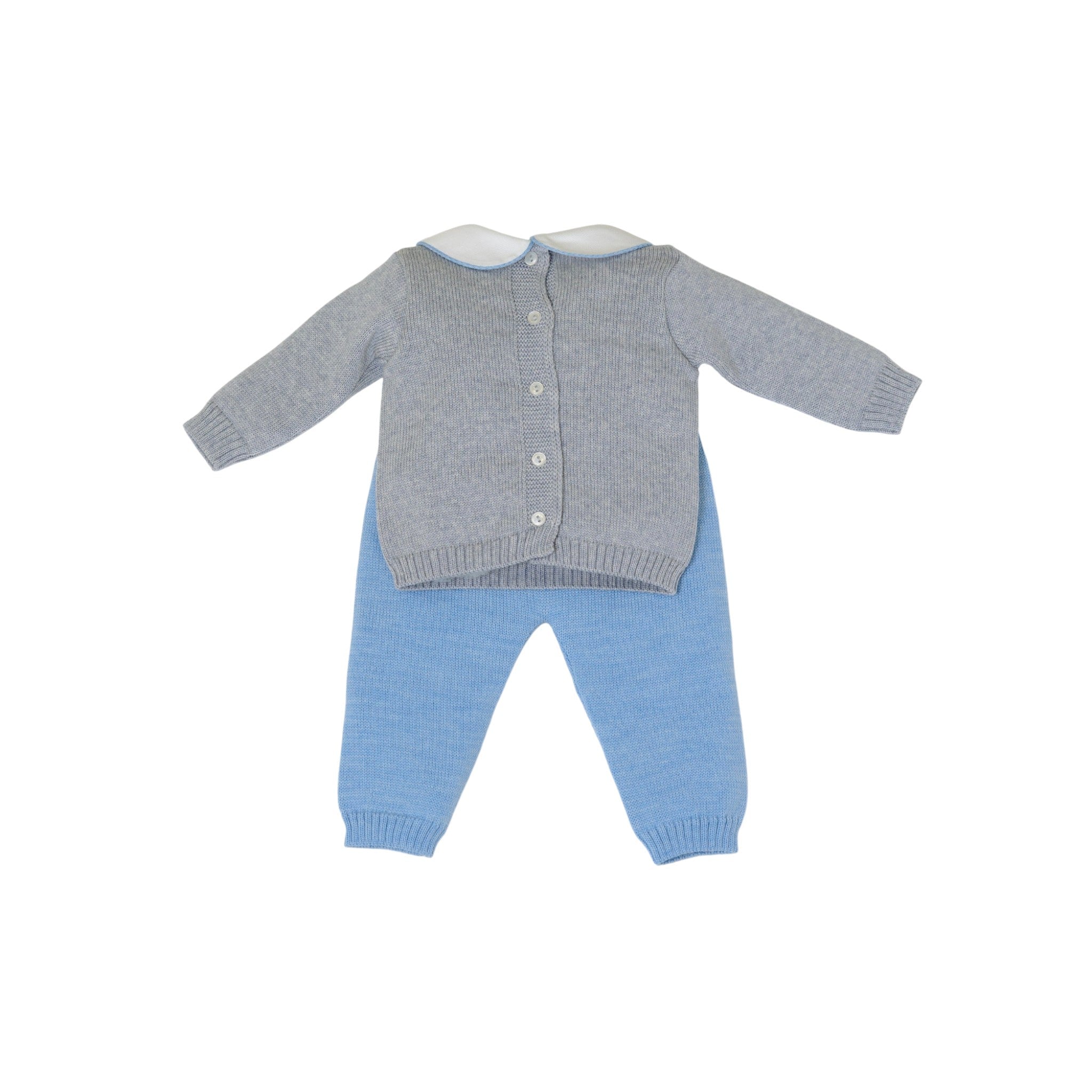 Completo Nascita Grigio Pura Lana BABY LORD CAVALLINO/522 corredino e abbigliamento neonato | NANU' BABY