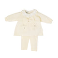 Completo Nascita Neonata Lana Vergine 100% Vaniglia Tortora IN2419/V corredino e abbigliamento neonato | NANU' BABY